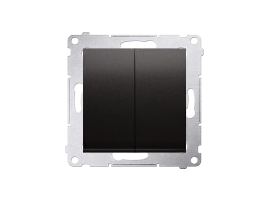 Kontakt-Simon DW5.01/48, Plast, Anthracit, IP20, IP44, 250 V, 10 A, 75 mm