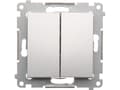 Pikkukuva 3 / 5: Kontakt-Simon DW5A.01/43, Muovi, Hopea, IP20, IP44, 250 V, 16 A, 75 mm