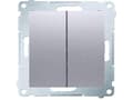 Pikkukuva 2 / 5: Kontakt-Simon DW5A.01/43, Muovi, Hopea, IP20, IP44, 250 V, 16 A, 75 mm