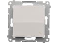 Miniatyrbild 3 av 5: Kontakt-Simon DW6.01/11, Plast, Vit, IP20, IP44, 250 V, 10 A, 75 mm