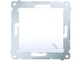 Miniatyrbild 2 av 5: Kontakt-Simon DW6.01/11, Plast, Vit, IP20, IP44, 250 V, 10 A, 75 mm