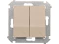 Miniatyrbild 3 av 3: Kontakt-Simon DW6/2.01/41, Plast, Vit, IP20, IP44, 250 V, 10 A, 75 mm