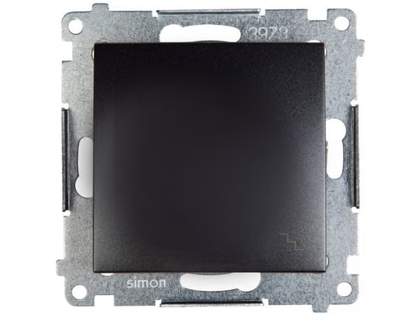 Kontakt-Simon DW6A.01/48, Plast, Anthracit, IP20, IP44, 250 V, 16 A, 75 mm