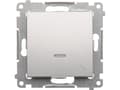 Miniatyrbild 3 av 5: Kontakt-Simon DW6L.01/43, Plast, Sølv, IP20, IP44, 250 V, 10 A, 75 mm