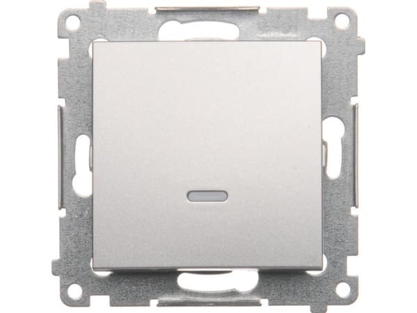 Kontakt-Simon DW1AL.01/43, Muovi, Hopea, IP20, IP44, 250 V, 16 A, 75 mm