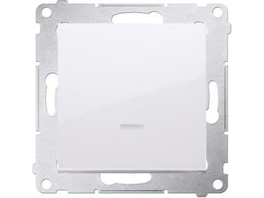 Kontakt-Simon DW1ZL.01/11, Plast, Vit, IP20, IP44, 250 V, 10 A, 75 mm