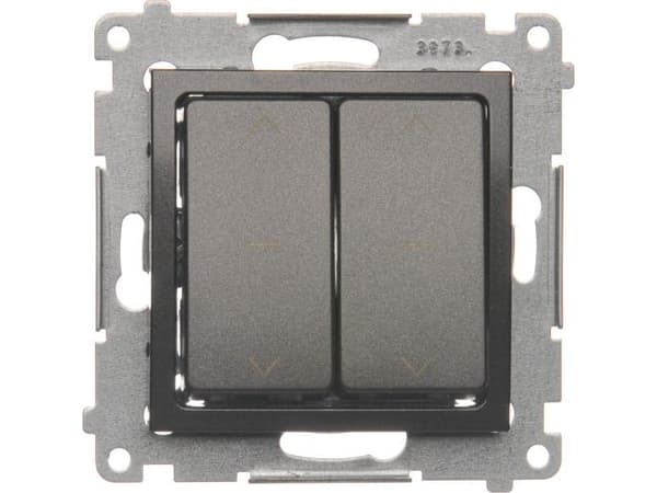 Kontakt-Simon DZW2.01/48, Plast, Antracit, IP20, 250 V, 10 A, 75 mm