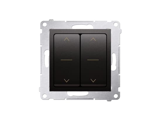 Kontakt-Simon DZW2.01/48, Plast, Antracit, IP20, 250 V, 10 A, 75 mm