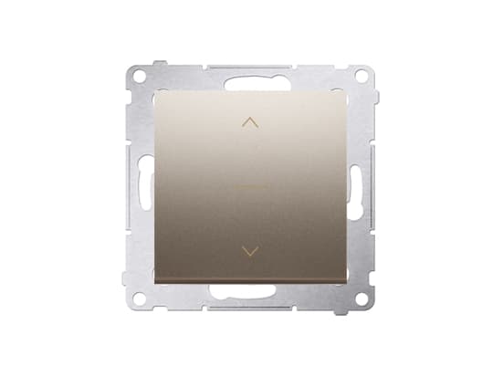 Contact-Simon DZW1K.01/44, Plast, Guld, IP20, 250 V, 10 A, 75 mm