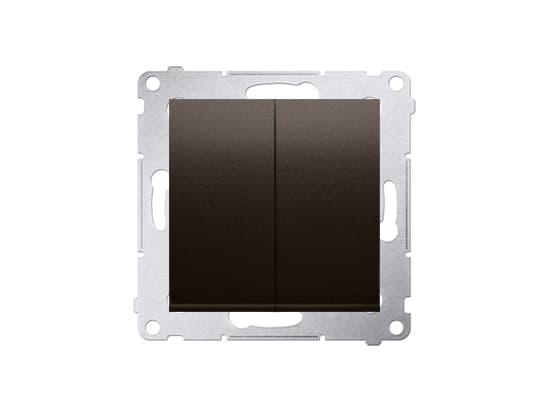 Kontakt-Simon DW5A.01/46, Plast, brons, IP20, IP44, 250 V, 16 A, 75 mm