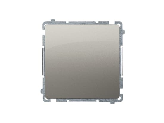 Kontakt-Simon BMW1.01/29, Plast, Satin Stål, IP20, IP44, 250 V, 10 A, 75 mm