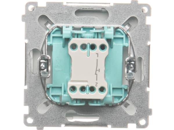 Kontakt-Simon BMPR1.01/11, Trykkbryter, Plast, Hvit, IP20, IP44, 250 V, 10 A
