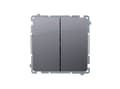 Miniatyrbild 1 av 5: Kontakt-Simon BMW5.01/43, Plast, Silver, IP20, IP44, 250 V, 10 A, 75 mm
