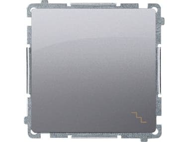 Kontakt-Simon BMW6.01/21, Plast, Rostfritt stål, IP20, IP44, 250 V, 10 A, 75 mm