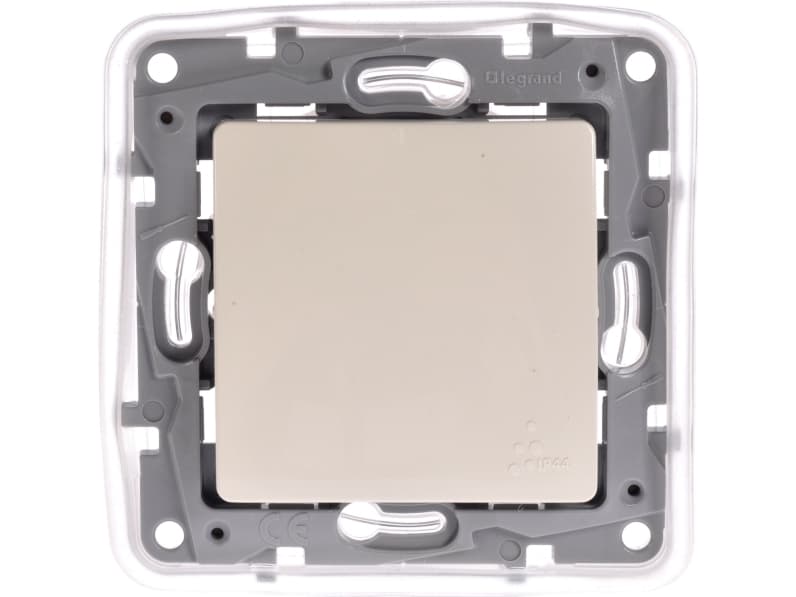 Legrand Switch button IP44 6A Niloe - 664825 cream