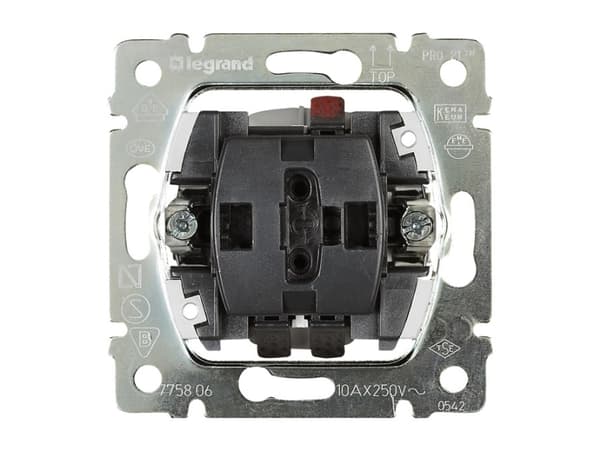 Legrand 775811, Painikkeet, Harmaa, Muovi, IP21, 71 mm, 33 mm