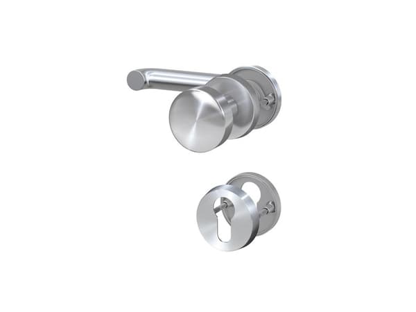 BASI 7306-2298, Håndtakssett for nøkkelbruk, Rustfritt stål, Rustfritt stål, Høyrehendt, DIN EN 1906:2010-09