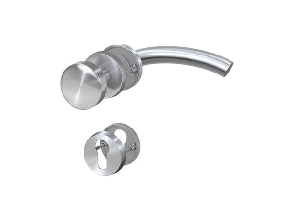 BASI 7309-2288, Håndtakssett for nøkkelbruk, Rustfritt stål, Rustfritt stål, Venstrehendt, DIN EN 1906:2010-09