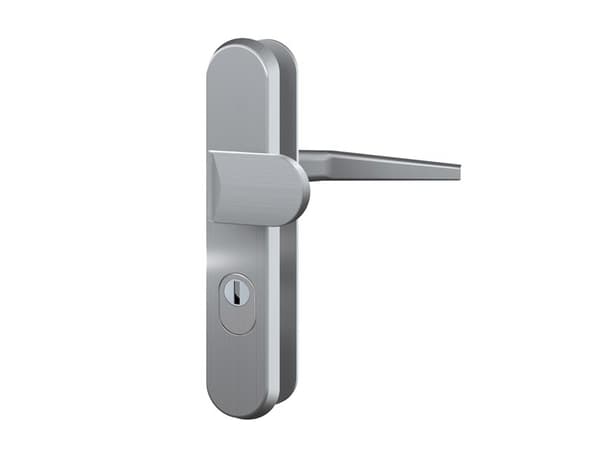 BASI 7901-0407, Håndtakssett for nøkkelbruk, Metallisk, Ambidekstriøs, 9,2 cm
