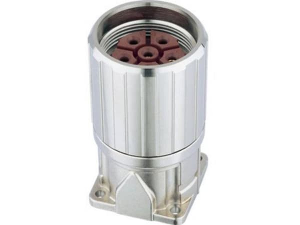 Lapp EPIC POWER LS1 D6 short, Rett, Hunkjønn/Hunkjønn, 250/630 V, 7 A, Sølv, Metall