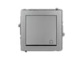 Pikkukuva 1 / 4: Karlik 7DWP-4, Painikekytkin, Hopea, IP20, IP44, 250 V, 10 A