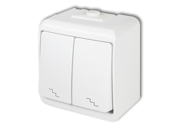 Karlik WHE-7, Trykknapkontakt, IP54, 250 V, 10 A