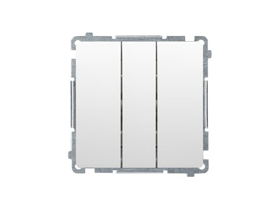 Kontakt-Simon BMW31.01/11, Plast, Vit, IP20, 250 V, 10 A, 75 mm