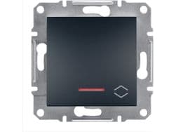Schneider Electric Trappströmbrytare med belysning utan ram antracit (EPH1500171)