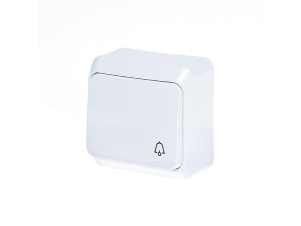 Schneider Electric Prima klockknapp vit - WDE001012