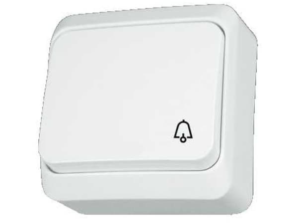Schneider Electric Prima klockknapp vit - WDE001012