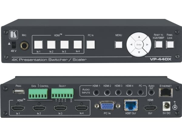 Kramer VP-440X - A/V-växlare/skalare/HDBaseT-omvandlare