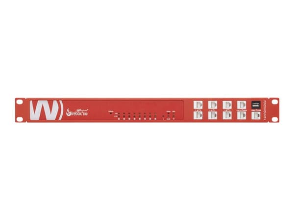 Rackmount.IT RM-WG-T7 - Monteringssett for nettverksenhet - rackmonterbar - WatchGuard Red - 1U - 19" - for WatchGuard Firebox T80