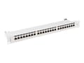Miniatyrbilde 3 av 5: Lanberg PPS7-1024-S - Koblingspanel - rackmonterbar - CAT 7 - STP - RJ-45 X 24 - RAL 7035, grå - 1U - 19"