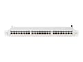 Miniatyrbilde 4 av 5: Lanberg PPS7-1024-S - Koblingspanel - rackmonterbar - CAT 7 - STP - RJ-45 X 24 - RAL 7035, grå - 1U - 19"