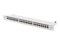 Miniatyrbilde 1 av 5: Lanberg PPS7-1024-S - Koblingspanel - rackmonterbar - CAT 7 - STP - RJ-45 X 24 - RAL 7035, grå - 1U - 19"