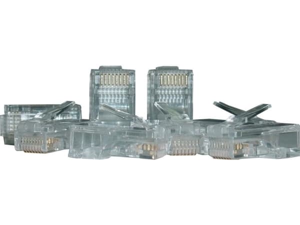 ASSMANN - Nätverkskontakt - RJ-45 (hane) - oskärmad - CAT 6 (paket om 100)