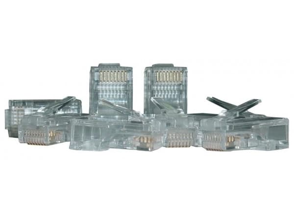 ASSMANN - Nätverkskontakt - RJ-45 (hane) - oskärmad - CAT 6 (paket om 100)