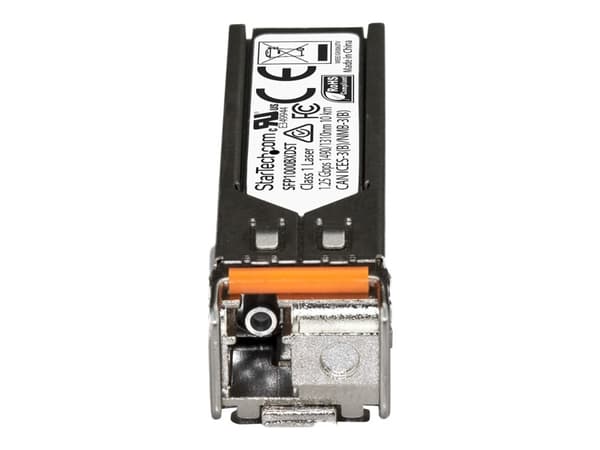 StarTech.com MSA Uncoded SFP Module, 1000BASE-BX, 1 Gigabit Ethernet Bi-Directional (BiDi) Fiber Single Strand SFP Transceiver (SMF), LC 10km , Mini