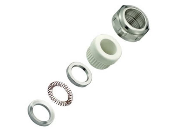 Harting 19 62 000 5056, Rostfritt stål, Vit, Metall, M25, 1,4 cm, RoHS, ELV