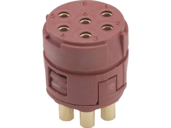 Lapp EPIC SIGNAL M23, Rett, Hunkjønn, 150 V, 18 A, Brun, Metall