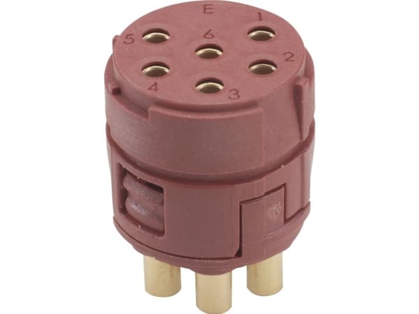 Lapp EPIC SIGNAL M23, Rett, Hunkjønn, 150 V, 18 A, Brun, Metall