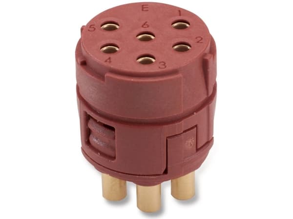 Lapp EPIC SIGNAL M23, Rett, Hunkjønn, 150 V, 18 A, Brun, Metall