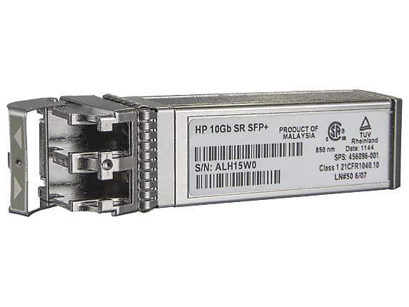 HPE - SFP+ transceivermodul - 10GbE - 10GBase-SR - LC multimodus - opp til 300 m - for Apollo 4200 Gen10; Edgeline e920; ProLiant e910t 2U, XL170r Ge