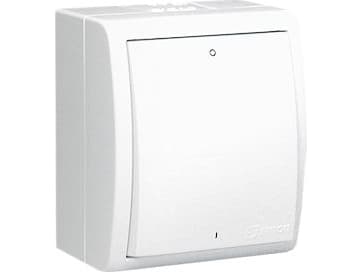 Kontakt-Simon AQW2/11, Plast, Hvit, IP54, 250 V, 10 A, 60 mm