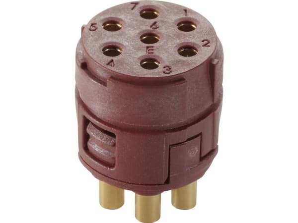 Lapp EPIC SIGNAL M23, Rett, Hunkjønn, 150 V, 18 A, Brun, Metall