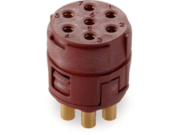 Lapp EPIC SIGNAL M23, Rett, Hunkjønn, 150 V, 18 A, Brun, Metall