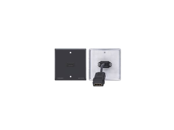 Kramer WP-H1M - Veggmonteringsplate - HDMI - grå