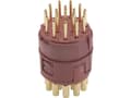 Miniatyrbild 3 av 5: Lapp EPIC SIGNAL M23, Rak, Hane/Hona, 50 V, 7 A, Brun, Metall