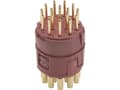 Miniatyrbild 4 av 5: Lapp EPIC SIGNAL M23, Rak, Hane/Hona, 50 V, 7 A, Brun, Metall