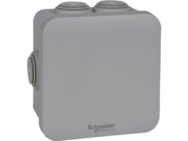 Schneider Electric ENN05004, akryylinitriilibutadieenistyreeni, polypropeeni (PP), SBS, harmaa, IP55, II, RoHS, 80 mm